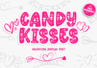 Candy Kisses Valentine Font - Featured Image