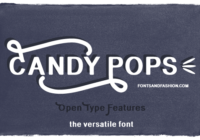 Candy Pops Font - Featured Image