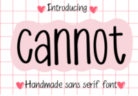 Cannot Font - Featured Image