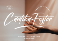 Cantika Foster Font - Featured Image