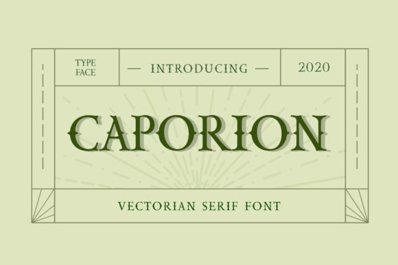 Caporion Font - Featured Image