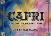 Capri Font - Featured Image