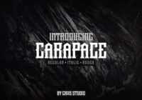 Carapace Font - Featured Image