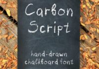 Carbon Script Font - Featured Image