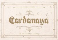 Cardanaya Font - Featured Image