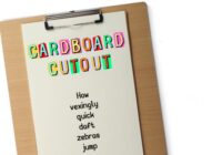 Cardboard Cutout Font - Featured Image