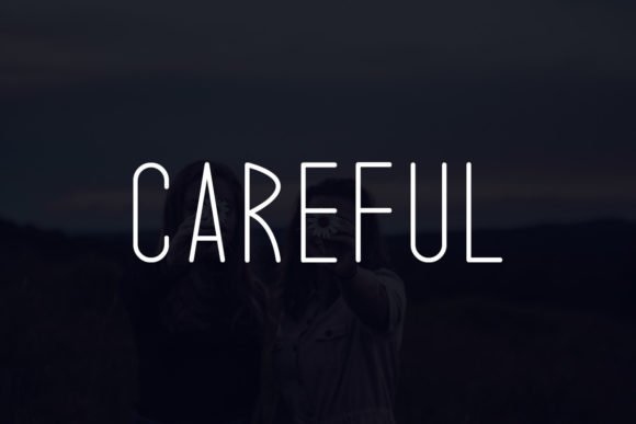 Careful Font - Featured Image