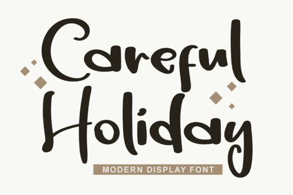 Careful Holiday Font - Featured Image