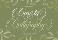 Carista Calligraphy Font - Featured Image