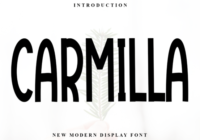 Carmilla Font - Featured Image