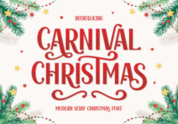 Carnival Christmas Font - Featured Image