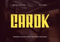 Carok Font - Featured Image