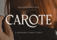 Carote Font - Featured Image