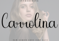 Carrolina Font - Featured Image