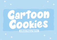 Cartoon Cookies Font - Featured Image