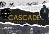 Cascade Motorcycle Font - Featured Image