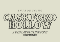 Caskford Hollow Font - Featured Image