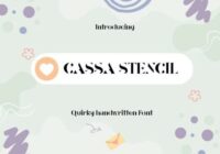 Cassa Stencil Font - Featured Image