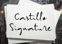 Castillo Signature Font - Featured Image