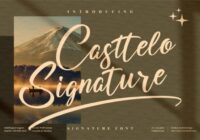 Casttelo Signature Font - Featured Image