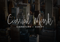 Casual Mark Script Font - Featured Image