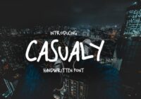 Casualy Font - Featured Image