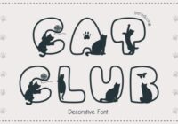 Cat Club Font - Featured Image
