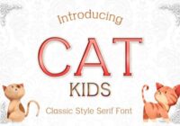 Cat Kids Font - Featured Image