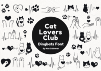 Cat Lovers Club Font - Featured Image