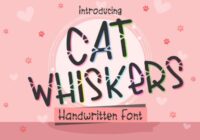 Cat Whiskers Font - Featured Image