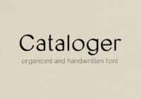 Catologer Font - Featured Image