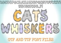 Cats Whiskers Font - Featured Image