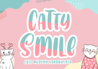Catty Smile Font - Featured Image