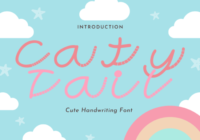Caty Tail Style Font - Featured Image