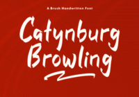 Catynburg Browling Font - Featured Image