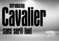 Cavalier Font - Featured Image
