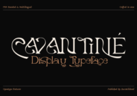Cavantine Font - Featured Image