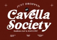 Cavella Society Font - Featured Image