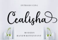 Cealisha Font - Featured Image