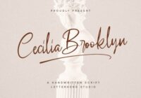 Cecilia Brooklyn Font - Featured Image