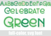Celebrate Green Font - Featured Image