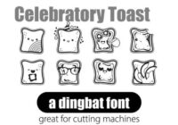 Celebratory Toast Font - Featured Image