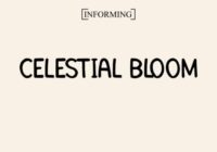 Celestial Bloom Font - Featured Image