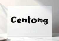 Centong Font - Featured Image