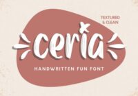 Ceria Font - Featured Image