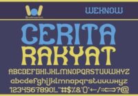 Cerita Rakyat Font - Featured Image