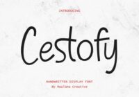 Cestofy Font - Featured Image