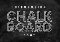 Chalk Board Font - Featured Image