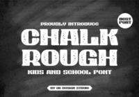 Chalk Rough Font - Featured Image
