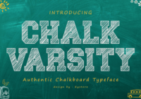 Chalk Varsity Font - Featured Image